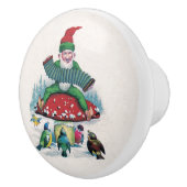 Bouton De Porte En Céramique Bonne Gnome forestière (Droite)