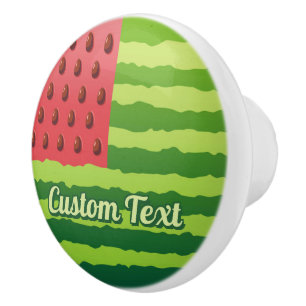 Bouton De Porte En Céramique Bonnet en céramique Watermelon Flag