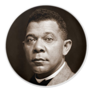 Bouton De Porte En Céramique Booker Washington : African American Educator