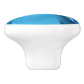 Bouton De Porte En Céramique Bottlenose Dolphin regarde la caméra sous l'eau (Côté)