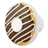 Bouton De Porte En Céramique Bouillie de chocolat congelée (Droite)