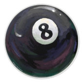 Bouton De Porte En Céramique Boule 8 (Devant)