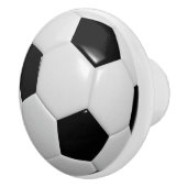 Bouton De Porte En Céramique Boule de football (Droite)