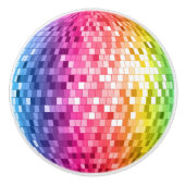 Bouton De Porte En Céramique Boule Disco (Devant)