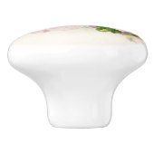 Bouton De Porte En Céramique Bouquet de ruban rose (Côté)