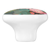 Bouton De Porte En Céramique Bouquet Eucalyptus (Côté)