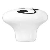 Bouton De Porte En Céramique Bouton d'extraction du tiroir à clapet en fer (Côté)