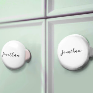 Bouton De Porte En Céramique Bouton en céramique au nom de l'enfant