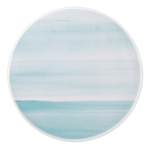 Bouton De Porte En Céramique Bouton en céramique bleu de plage