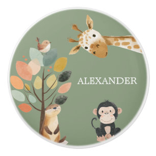 Bouton De Porte En Céramique Bouton en céramique d'animaux mignons