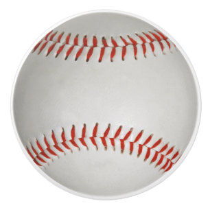 Bouton De Porte En Céramique Bouton en céramique de baseball