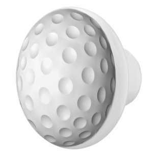 Bouton De Porte En Céramique Bouton en céramique de boule de golf