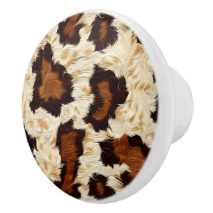 Bouton De Porte En Céramique Bouton en céramique de cowhide