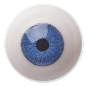 Bouton De Porte En Céramique Bouton en céramique de globe oculaire drôle
