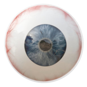 Bouton De Porte En Céramique Bouton en céramique de globe oculaire drôle