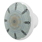 Bouton De Porte En Céramique bouton en céramique de motif en verre côtier (Droite)