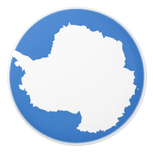 Bouton De Porte En Céramique Bouton en céramique Drapeau de l'Antarctique