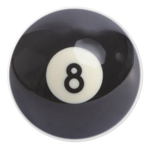 Bouton De Porte En Céramique Bouton en céramique du billard 8-Ball de billards