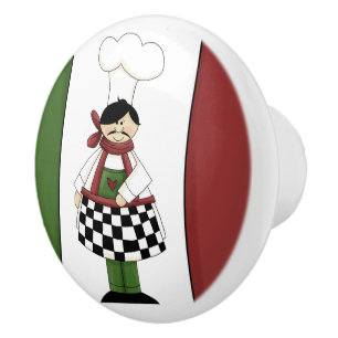 Bouton De Porte En Céramique Bouton en céramique du chef italien