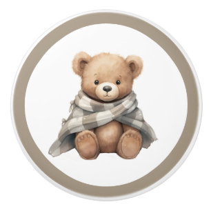 Bouton De Porte En Céramique Bouton en céramique Ourson – Décoration de nurseri