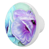 Bouton De Porte En Céramique Bouton/Fleurs en céramique (Droite)