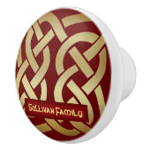 Bouton De Porte En Céramique Bronze Tone Celtic (Droite)