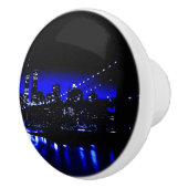 Bouton De Porte En Céramique Brooklyn Bridge, River Manhattan, (Droite)