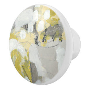 Bouton De Porte En Céramique Brume de Citron