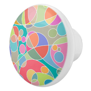 Bouton De Porte En Céramique Bubbles