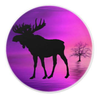 Bouton De Porte En Céramique Bull Moose