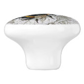 Bouton De Porte En Céramique Bumble Bee Botanical (Côté)