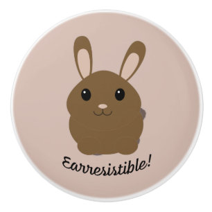 Bouton De Porte En Céramique Bunny Earresistible