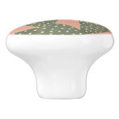 Bouton De Porte En Céramique Cactus coralliens (Côté)