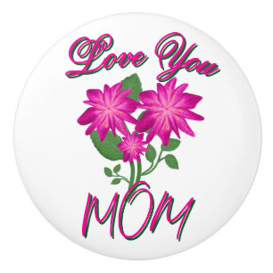 Bouton De Porte En Céramique Cadeau floral personnalisé et sur mesure pour la f