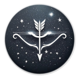 Bouton De Porte En Céramique Cadeau Symbole Mystique du Signe Sagittaire ♐
