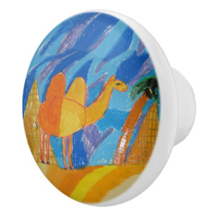 Bouton De Porte En Céramique Camel Art by Kids