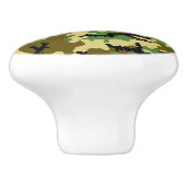 Bouton De Porte En Céramique Camouflage des bois (Côté)