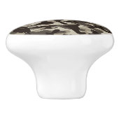 Bouton De Porte En Céramique Camouflage du quartier fermé (Côté)