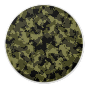 Bouton De Porte En Céramique Camouflage style militaire