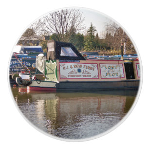 BOUTON DE PORTE EN CÉRAMIQUE CANAUX