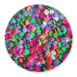 Bouton De Porte En Céramique Candy Dots