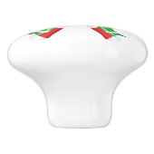 BOUTON DE PORTE EN CÉRAMIQUE CANDYCANS DE NOËL (Côté)