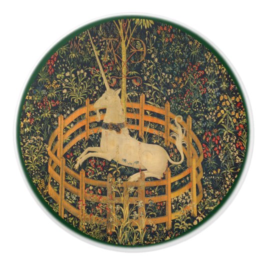 Bouton De Porte En Céramique Captive Unicorne Ceramic Pull (Devant)