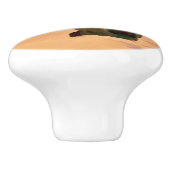 Bouton De Porte En Céramique Capybara Émergée d'un lac paisible (Côté)