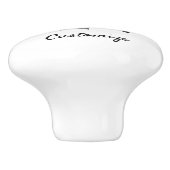 Bouton De Porte En Céramique Caravan Thunder_Cove (Côté)