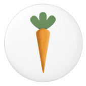 Bouton De Porte En Céramique Carotte (Devant)