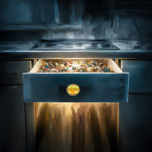 Bouton De Porte En Céramique Carottes de carottes aux grands yeux et au sourire