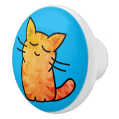 Bouton De Porte En Céramique Cat (Droite)