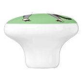 Bouton De Porte En Céramique catgirl (Côté)