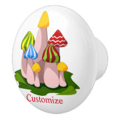 Bouton De Porte En Céramique Cathédrale des champignons magiques Thunder_Cove (Droite)